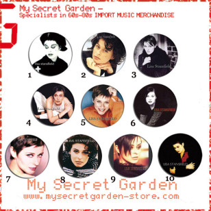 Lisa Stansfield - Portrait Pinback Button Badge Set 1a or 1b( or Hair Ties / 4.4 cm Badge / Magnet / Keychain Set )